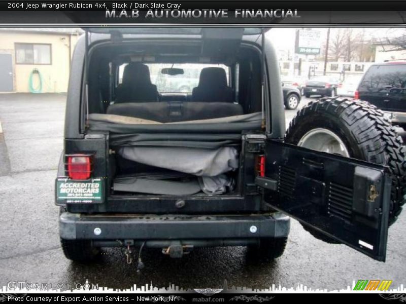 Black / Dark Slate Gray 2004 Jeep Wrangler Rubicon 4x4