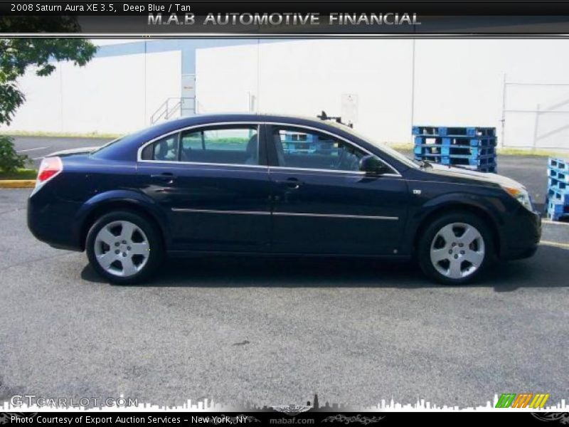 Deep Blue / Tan 2008 Saturn Aura XE 3.5