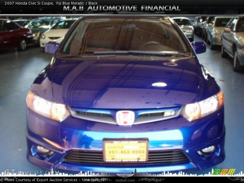 Fiji Blue Metallic / Black 2007 Honda Civic Si Coupe