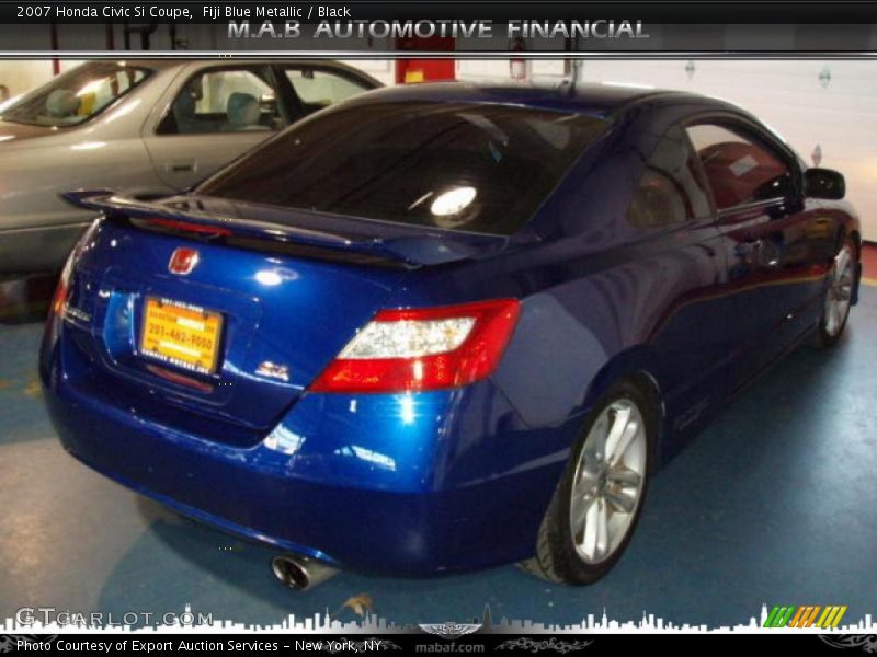 Fiji Blue Metallic / Black 2007 Honda Civic Si Coupe