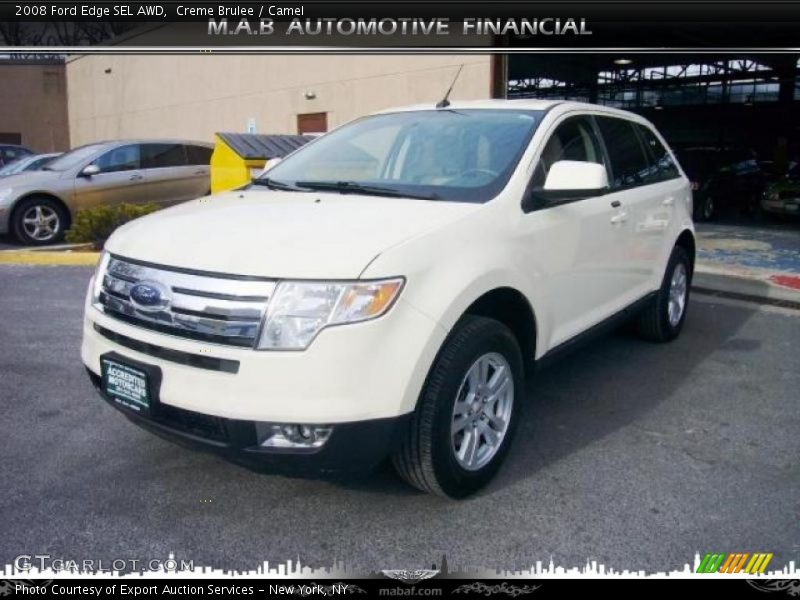Creme Brulee / Camel 2008 Ford Edge SEL AWD
