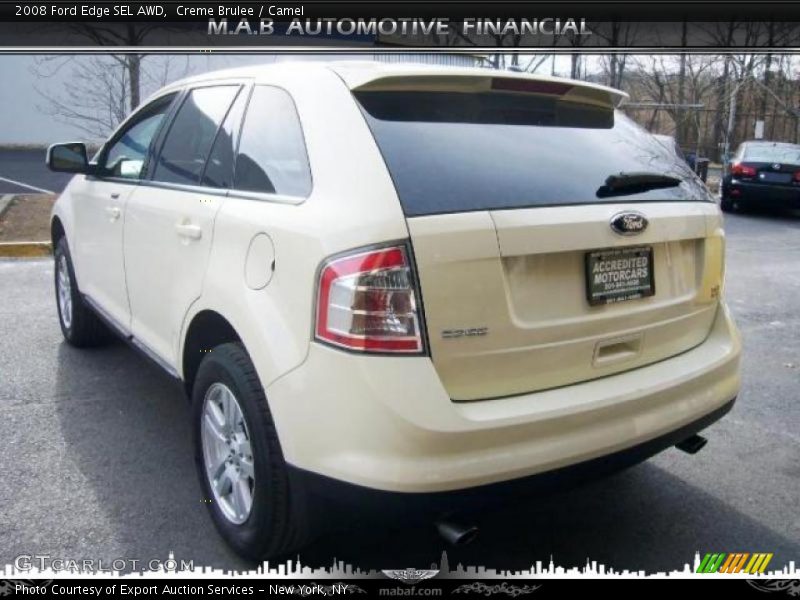 Creme Brulee / Camel 2008 Ford Edge SEL AWD
