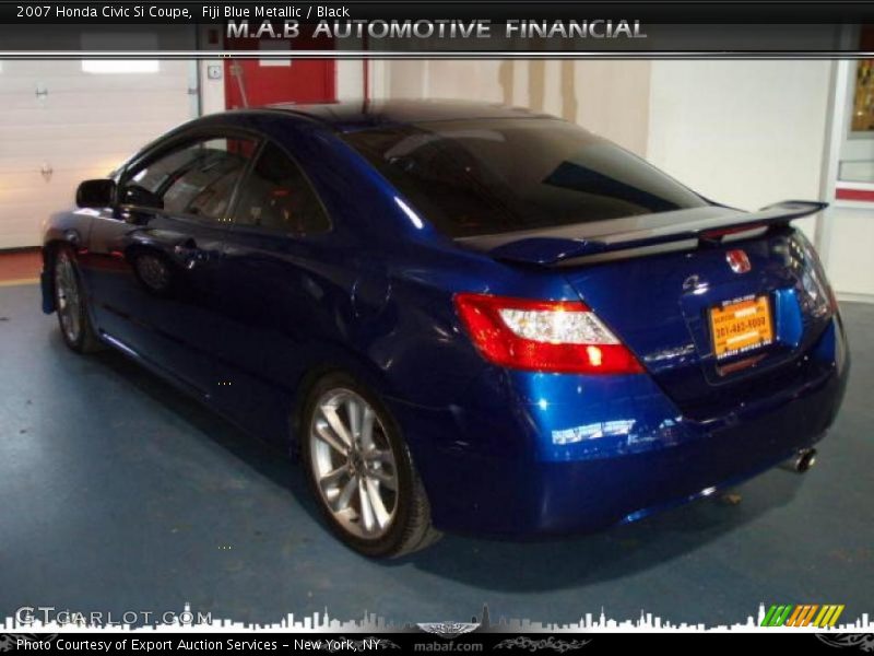 Fiji Blue Metallic / Black 2007 Honda Civic Si Coupe