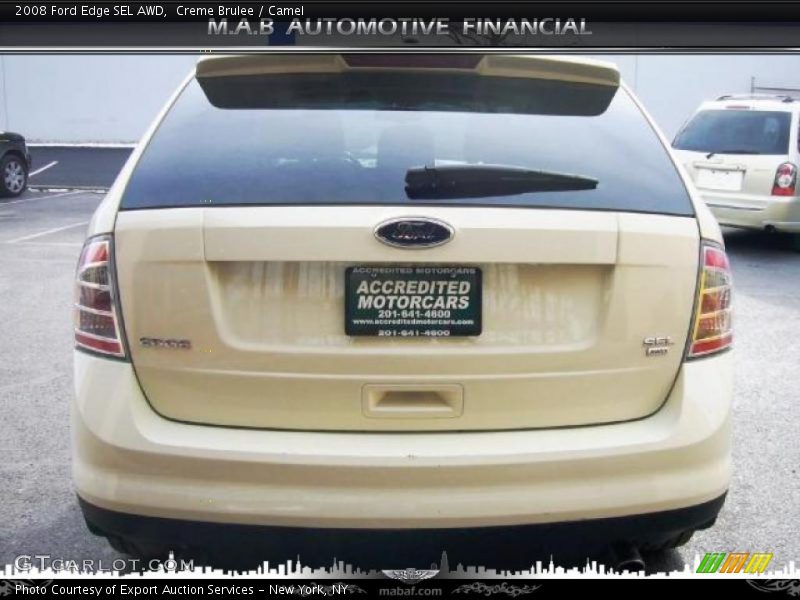 Creme Brulee / Camel 2008 Ford Edge SEL AWD