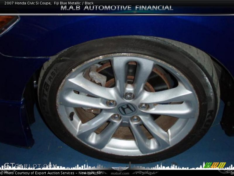Fiji Blue Metallic / Black 2007 Honda Civic Si Coupe