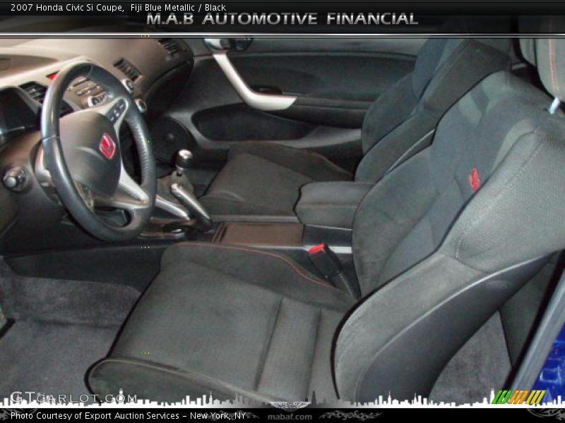 Fiji Blue Metallic / Black 2007 Honda Civic Si Coupe