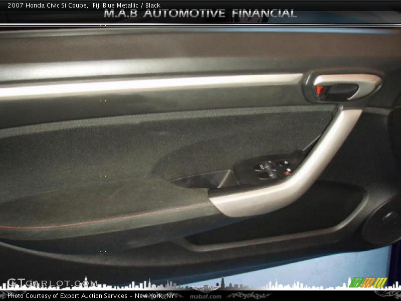 Fiji Blue Metallic / Black 2007 Honda Civic Si Coupe