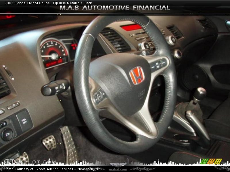 Fiji Blue Metallic / Black 2007 Honda Civic Si Coupe