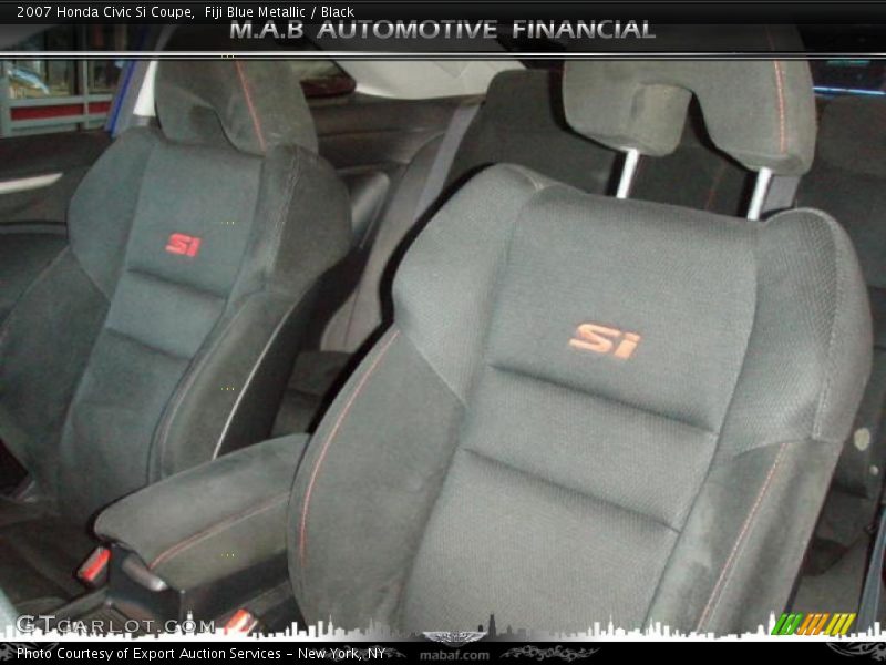 Fiji Blue Metallic / Black 2007 Honda Civic Si Coupe