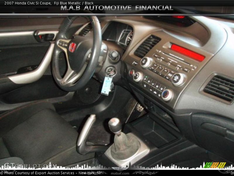 Fiji Blue Metallic / Black 2007 Honda Civic Si Coupe