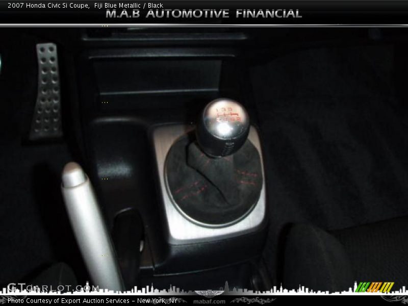 Fiji Blue Metallic / Black 2007 Honda Civic Si Coupe