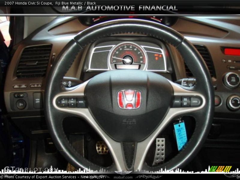Fiji Blue Metallic / Black 2007 Honda Civic Si Coupe