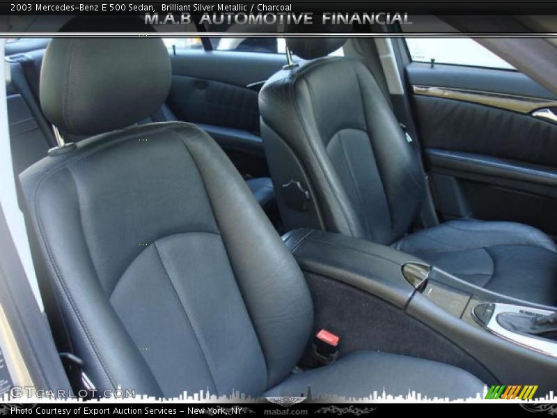 Brilliant Silver Metallic / Charcoal 2003 Mercedes-Benz E 500 Sedan