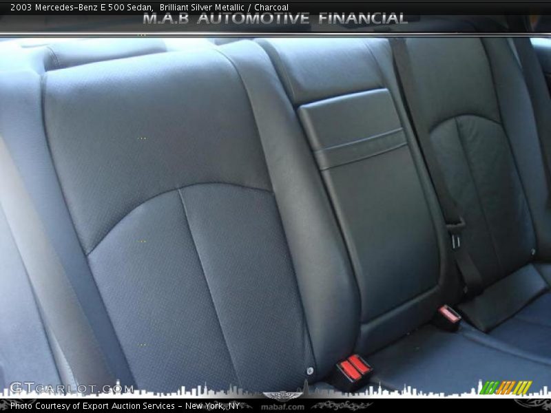 Brilliant Silver Metallic / Charcoal 2003 Mercedes-Benz E 500 Sedan