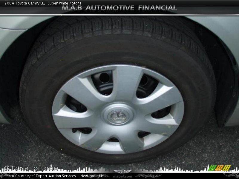 Super White / Stone 2004 Toyota Camry LE