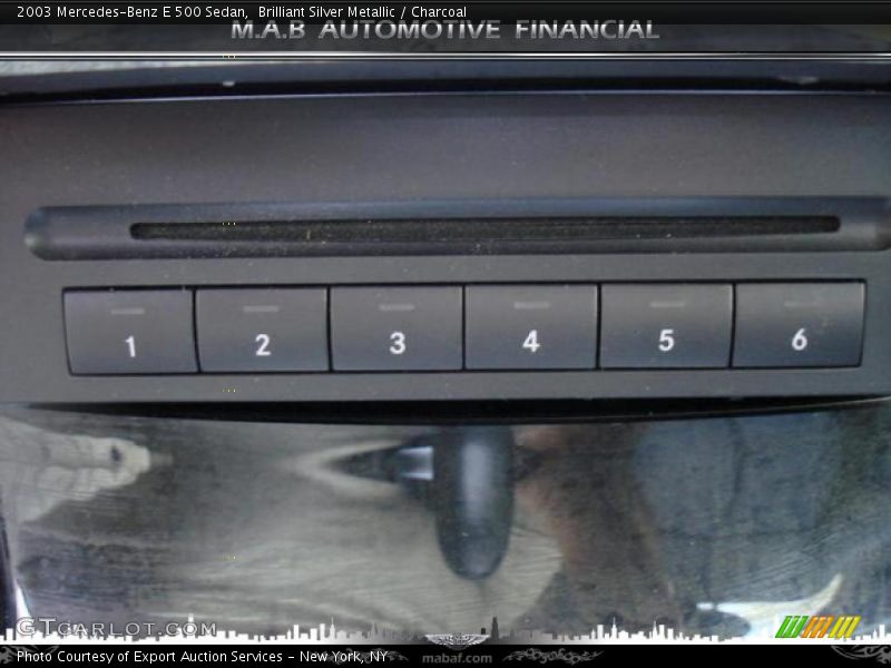 Brilliant Silver Metallic / Charcoal 2003 Mercedes-Benz E 500 Sedan