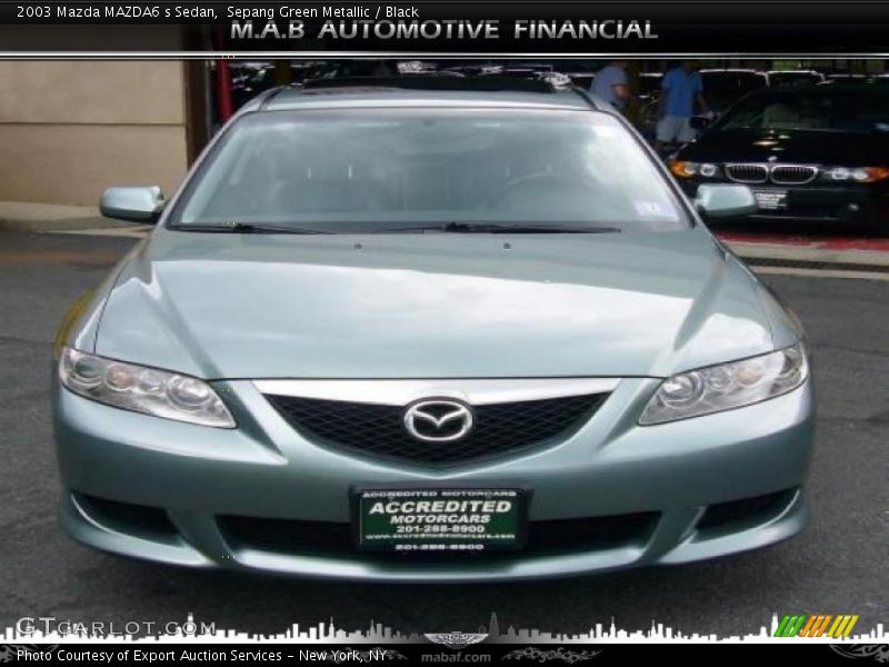 Sepang Green Metallic / Black 2003 Mazda MAZDA6 s Sedan