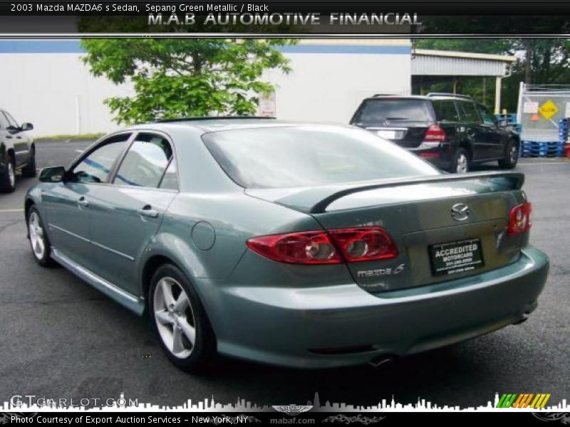 Sepang Green Metallic / Black 2003 Mazda MAZDA6 s Sedan