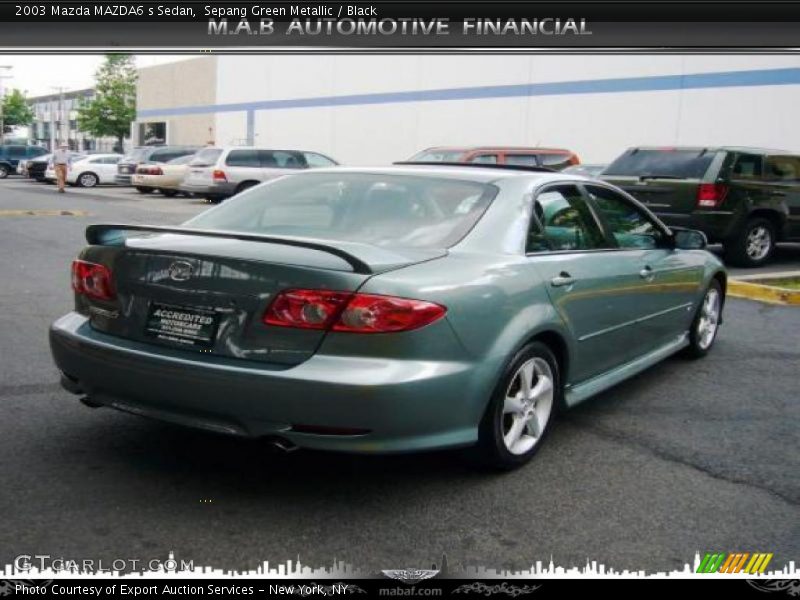 Sepang Green Metallic / Black 2003 Mazda MAZDA6 s Sedan
