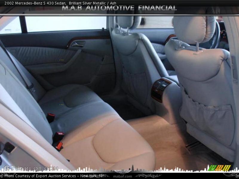 Brilliant Silver Metallic / Ash 2002 Mercedes-Benz S 430 Sedan