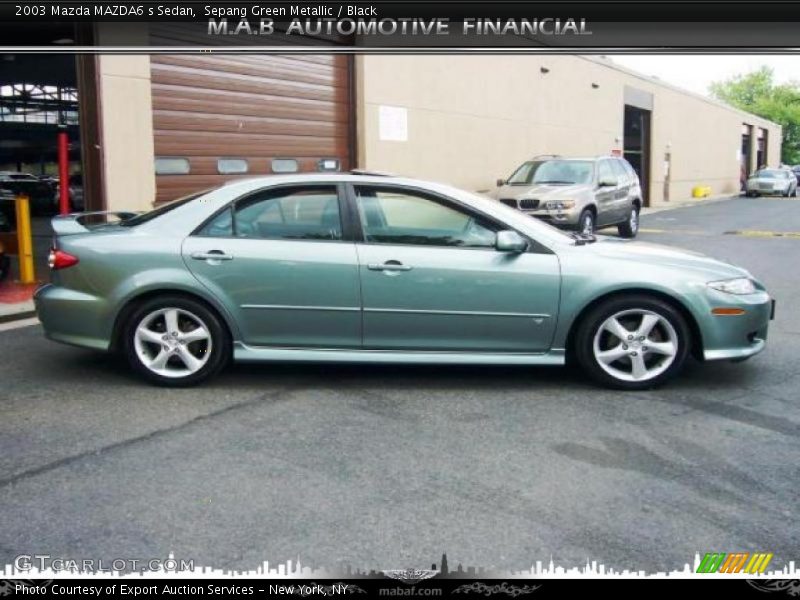 Sepang Green Metallic / Black 2003 Mazda MAZDA6 s Sedan
