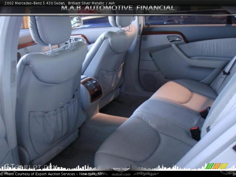 Brilliant Silver Metallic / Ash 2002 Mercedes-Benz S 430 Sedan