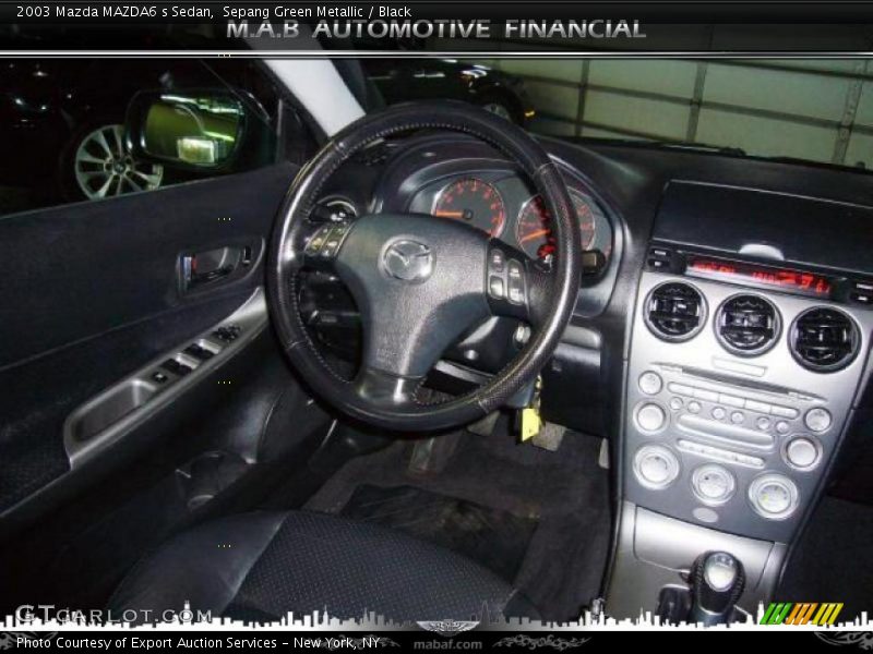 Sepang Green Metallic / Black 2003 Mazda MAZDA6 s Sedan