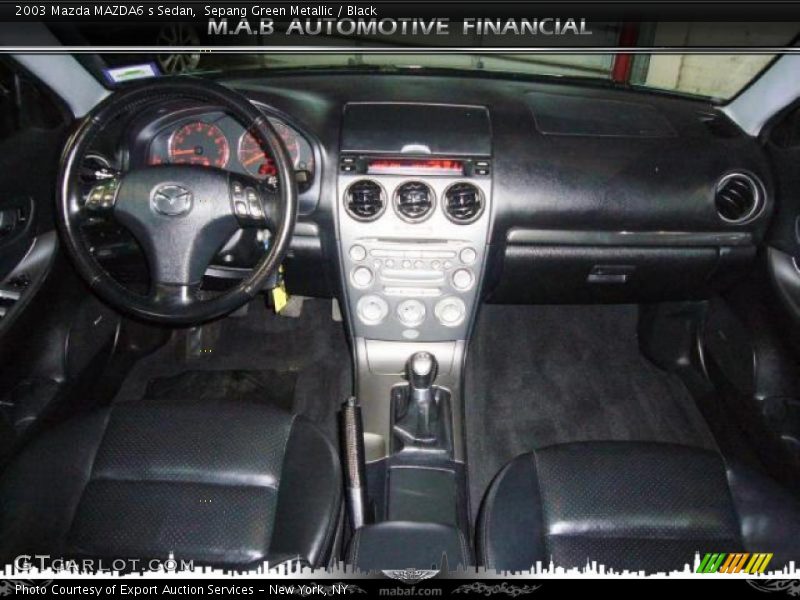 Sepang Green Metallic / Black 2003 Mazda MAZDA6 s Sedan