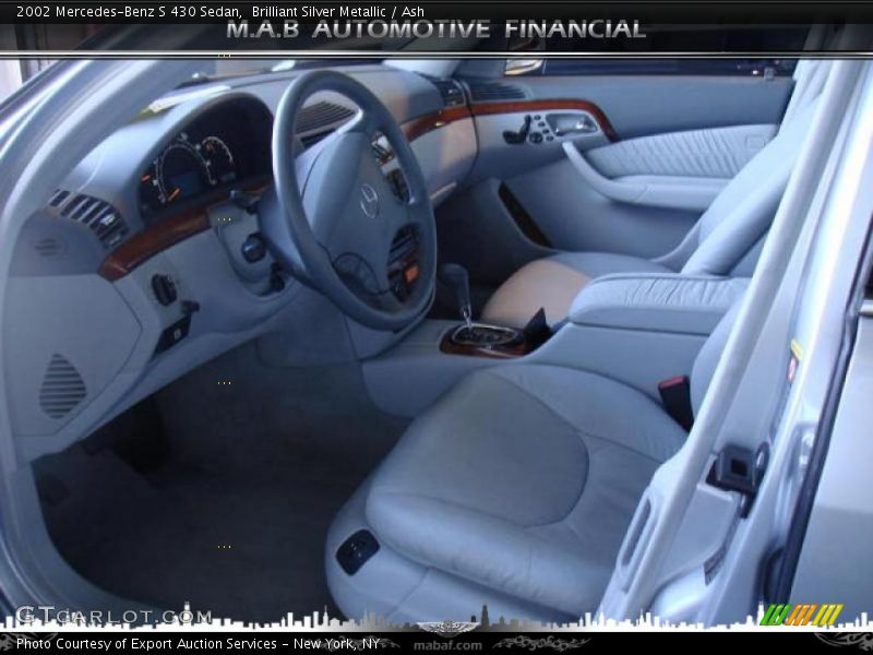 Brilliant Silver Metallic / Ash 2002 Mercedes-Benz S 430 Sedan