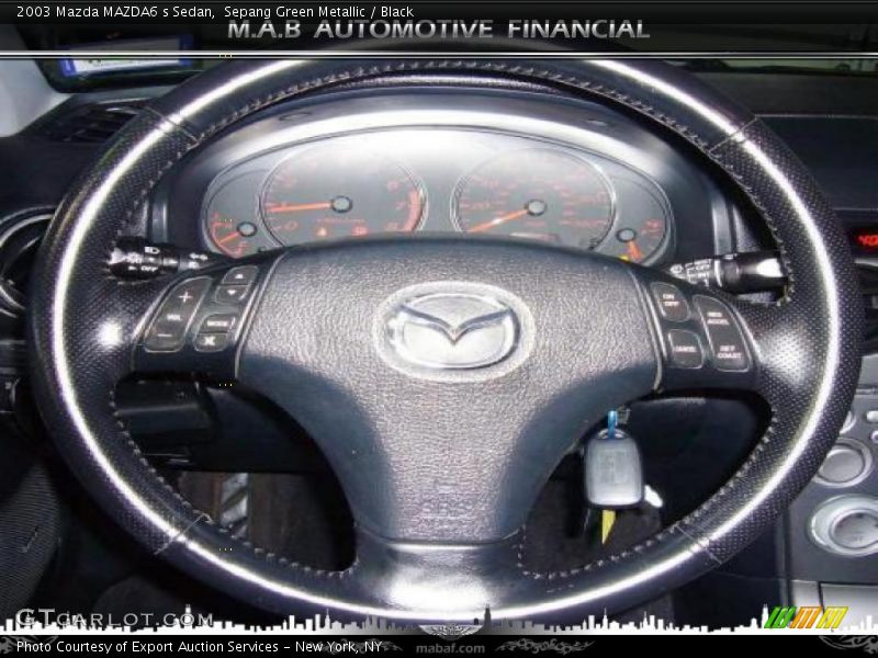 Sepang Green Metallic / Black 2003 Mazda MAZDA6 s Sedan