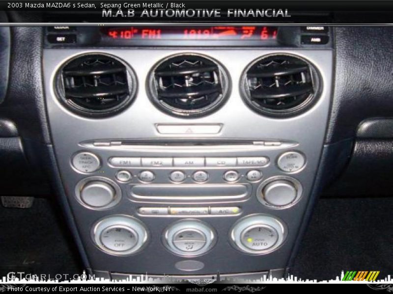 Sepang Green Metallic / Black 2003 Mazda MAZDA6 s Sedan