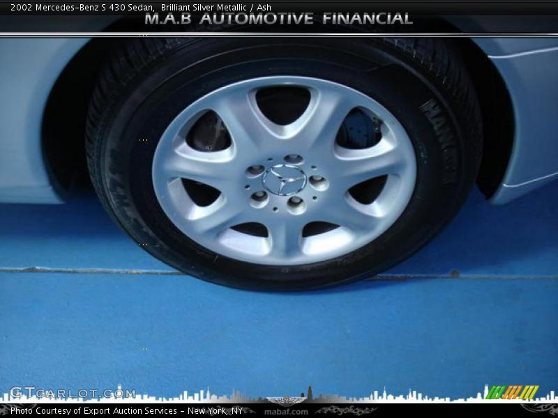 Brilliant Silver Metallic / Ash 2002 Mercedes-Benz S 430 Sedan