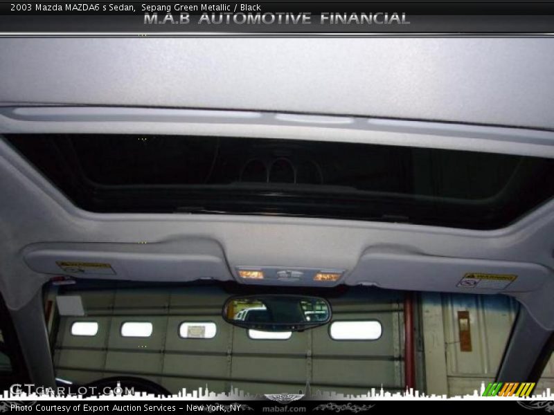 Sepang Green Metallic / Black 2003 Mazda MAZDA6 s Sedan
