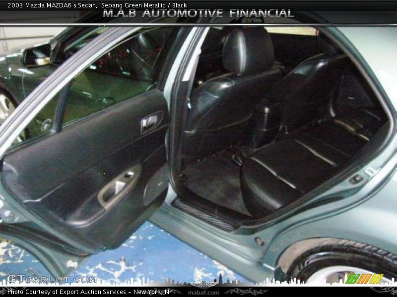 Sepang Green Metallic / Black 2003 Mazda MAZDA6 s Sedan