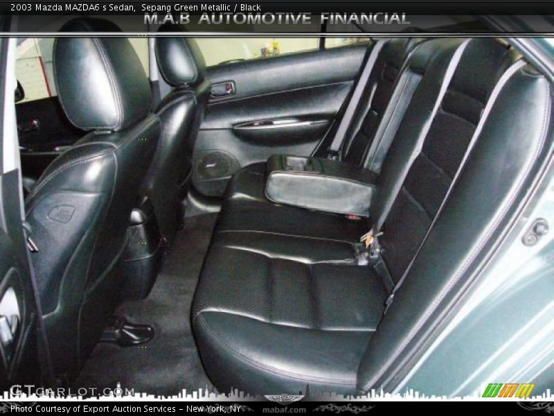Sepang Green Metallic / Black 2003 Mazda MAZDA6 s Sedan