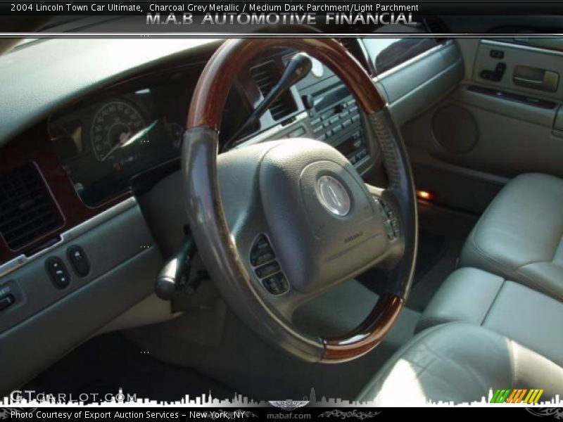 Charcoal Grey Metallic / Medium Dark Parchment/Light Parchment 2004 Lincoln Town Car Ultimate