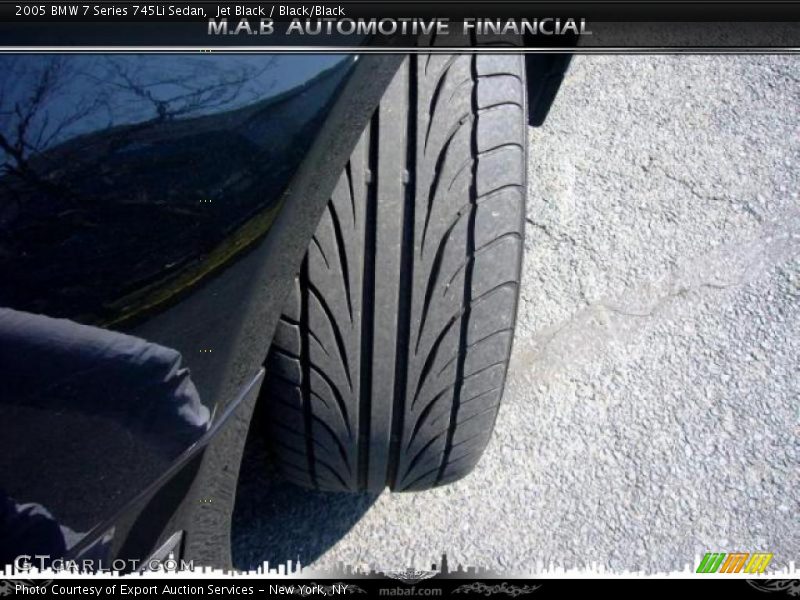 Jet Black / Black/Black 2005 BMW 7 Series 745Li Sedan