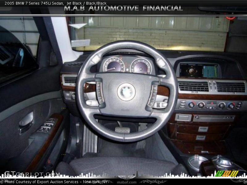 Jet Black / Black/Black 2005 BMW 7 Series 745Li Sedan