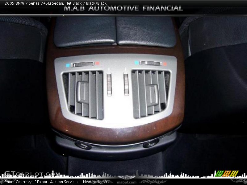Jet Black / Black/Black 2005 BMW 7 Series 745Li Sedan