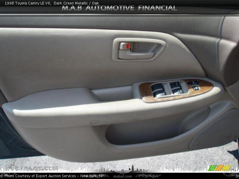Dark Green Metallic / Oak 1998 Toyota Camry LE V6