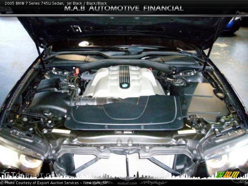 Jet Black / Black/Black 2005 BMW 7 Series 745Li Sedan