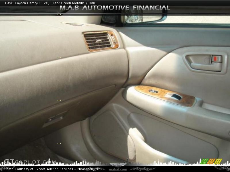 Dark Green Metallic / Oak 1998 Toyota Camry LE V6