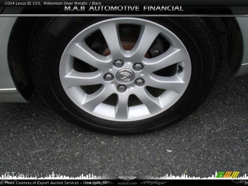 Millennium Silver Metallic / Black 2004 Lexus ES 330
