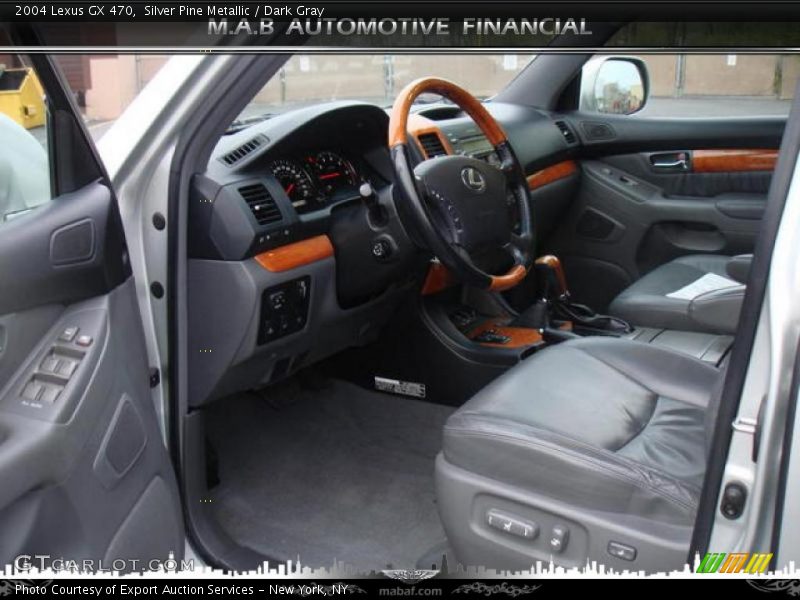 Silver Pine Metallic / Dark Gray 2004 Lexus GX 470