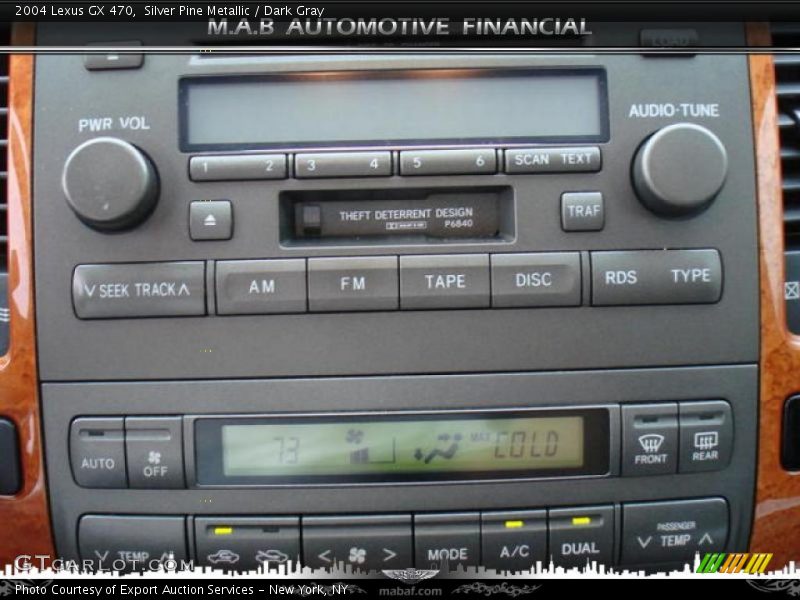 Silver Pine Metallic / Dark Gray 2004 Lexus GX 470