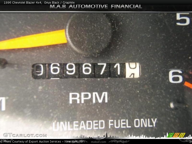 Onyx Black / Graphite 1996 Chevrolet Blazer 4x4