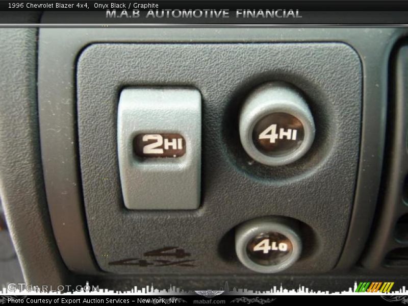 Onyx Black / Graphite 1996 Chevrolet Blazer 4x4