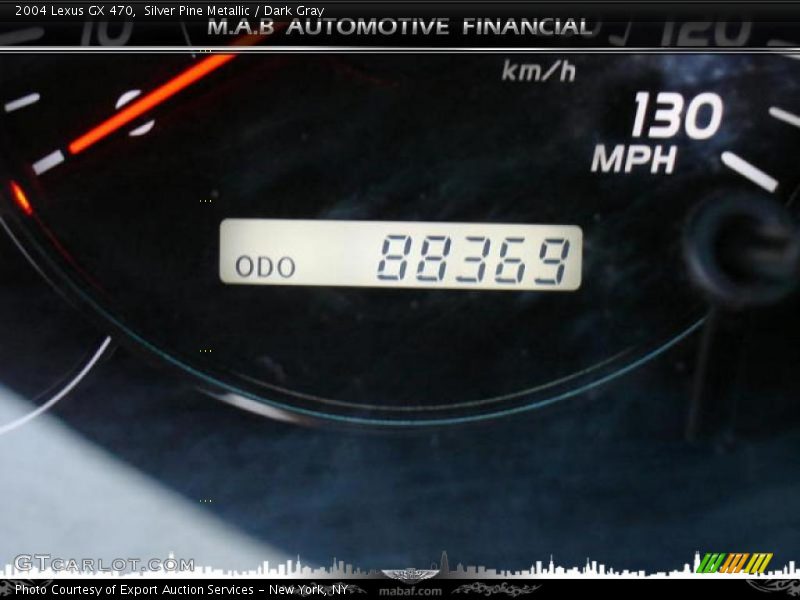 Silver Pine Metallic / Dark Gray 2004 Lexus GX 470