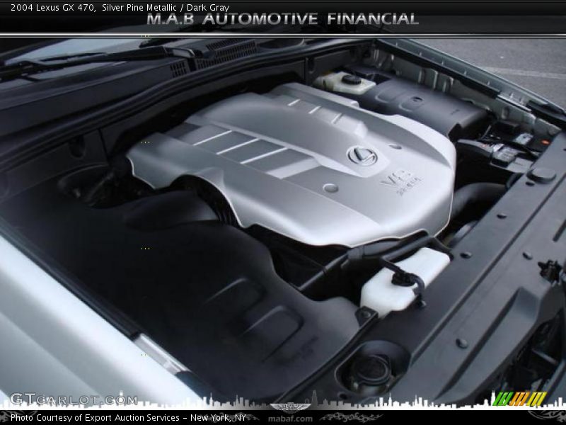 Silver Pine Metallic / Dark Gray 2004 Lexus GX 470