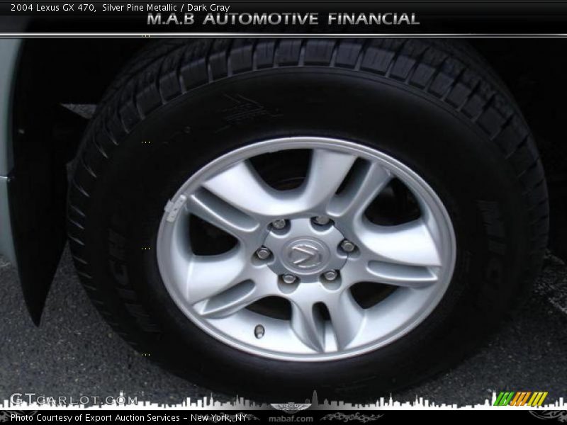 Silver Pine Metallic / Dark Gray 2004 Lexus GX 470